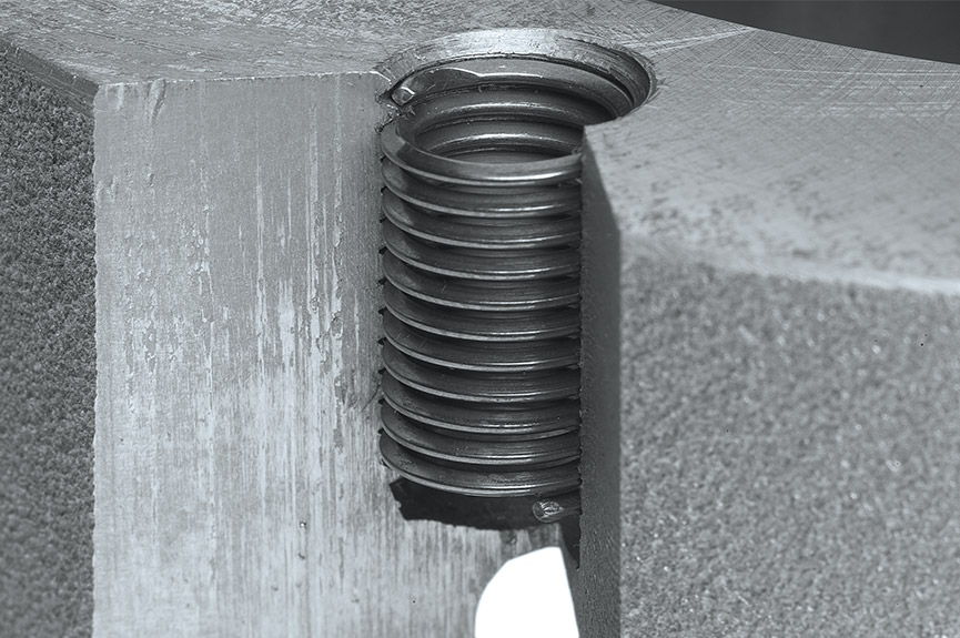 Stainless Steel Coil Threaded Inserts For Metal (10-Pack) - Size 3-48 X 2D, For Repairing Stripped Threads